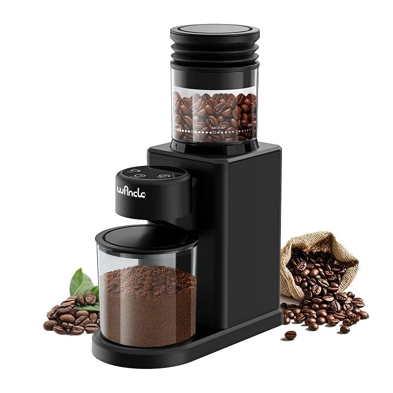 Moedor de grãos de café cônico elétrico com 25 configurações de moagem para café