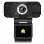 Webcam 1080P 2026 com Microfone, Câmera USB para Computador para Aulas Online, C