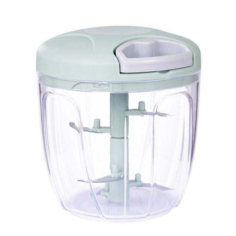 500/900ml manual picador de carne alho chopper girar imprensa alho triturador ve