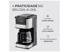 Cafeteira Elétrica Wap Aroma WCD1500 38 Xícaras Preto e Cinza FW010084 - 110V