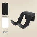 Suporte universal para fone de ouvido, suporte adesivo de plástico para parede,