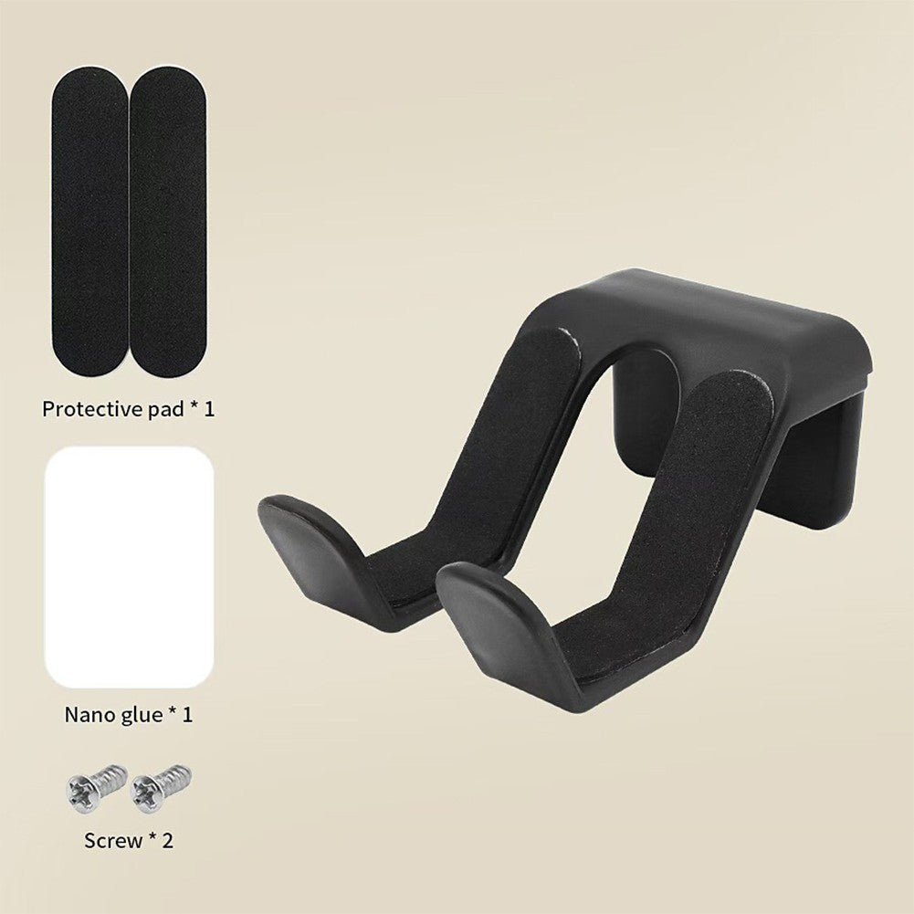 Suporte universal para fone de ouvido, suporte adesivo de plástico para parede,