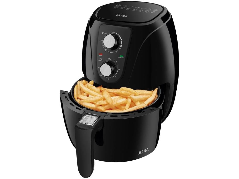 Fritadeira Elétrica sem Óleo/Air Fryer Ultra AF-UT-01 Preta com Timer 3,2L - 220