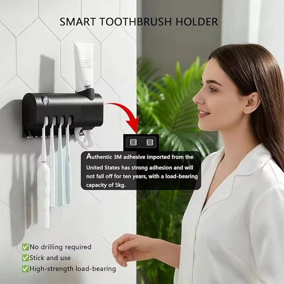 Suporte para Escova de Dentes Elétrica Recarregável, Prateleira de Armazenamento