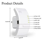 Repetidor WiFi Sem Fio, Extensor de Sinal WiFi, Amplificador de WiFi Ultraboost,