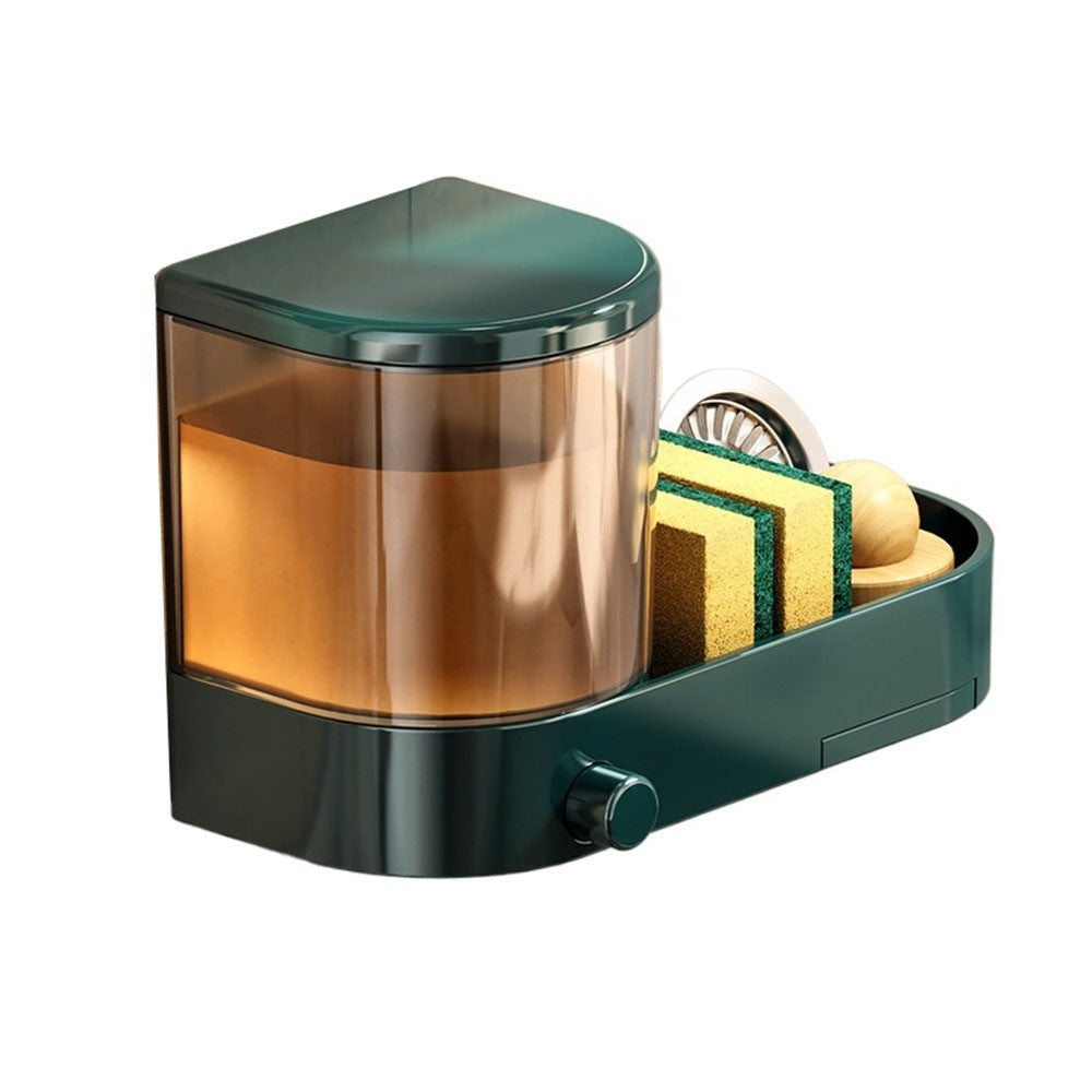 Dispenser de Detergente com Porta-Esponjas