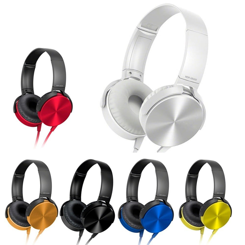 Fone de Ouvido com Fio XB450 entrada P2,microfone,alta qualidade som, musica,pc,