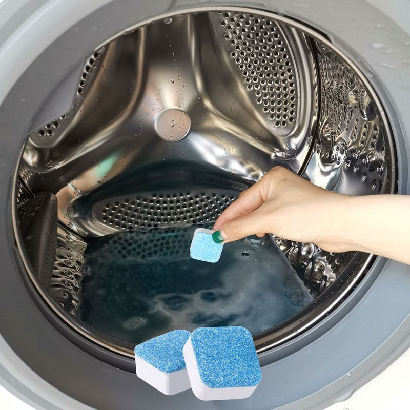 1/4 guia máquina de lavar roupa limpador detergente efervescente tablet limpador