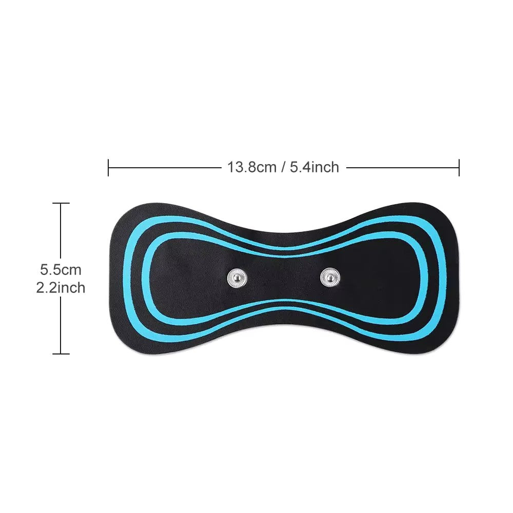Eletrodos Adesivos para Massageador de Pescoço, Acessórios de Gel, Treinador, Ex