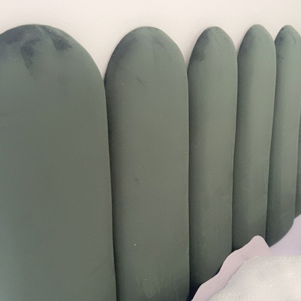 Cabeceira Adesiva Decorativa Nuvem Modulada Para Cama De Solteiro Casal 1 Módulo
