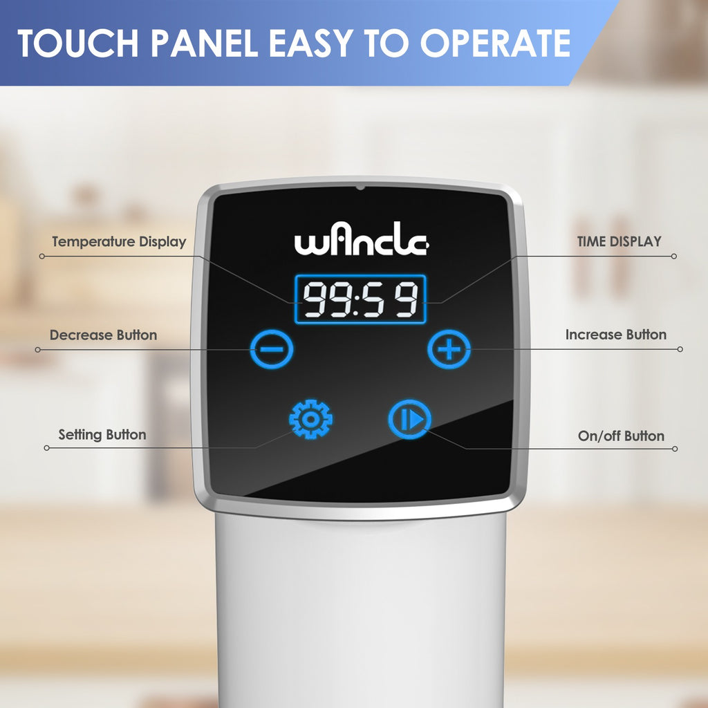 Wancle 1100W Vácuo À Prova D 'Água Sous Vide Fogão Circulador de Imersão Cozinha