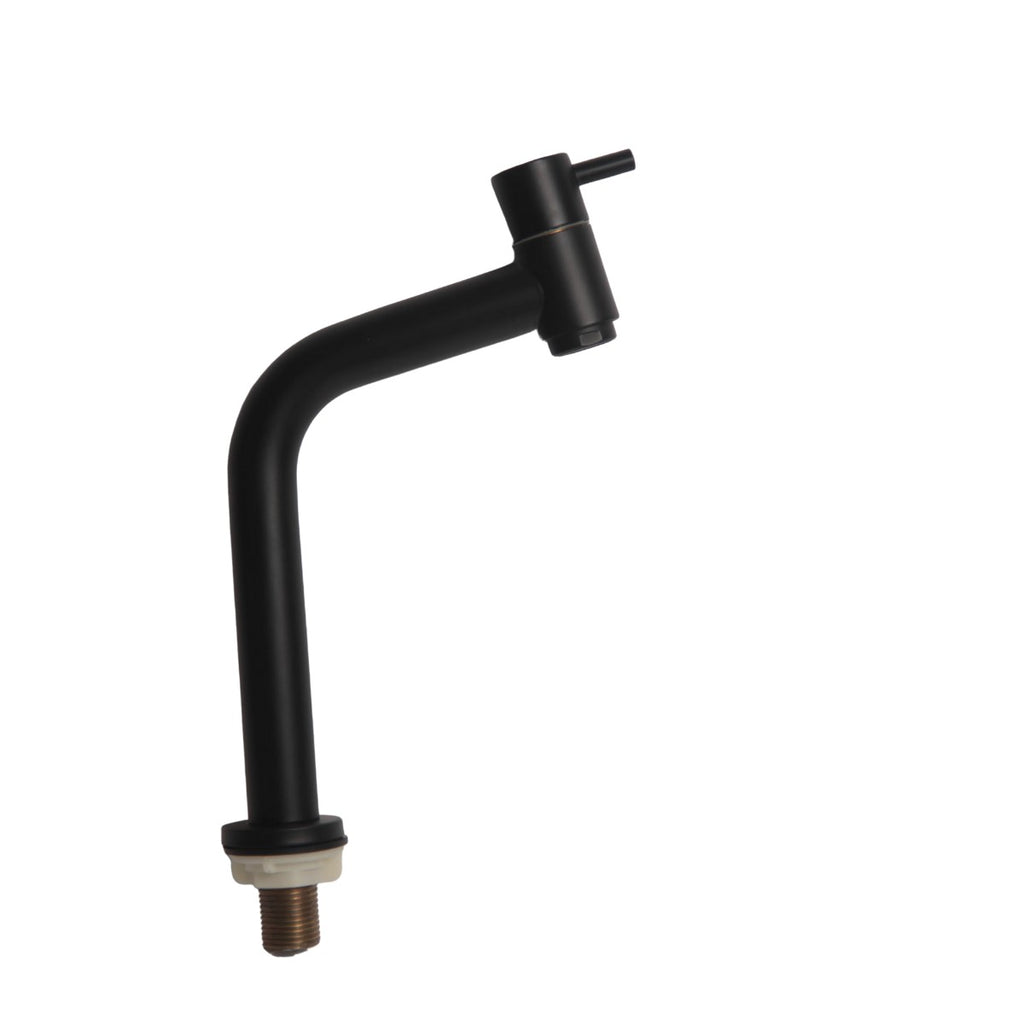 TORNEIRA DE BANHEIRO METAL PRETA ALTA AÇO INOX DESIGN ELEGANTE E DURÁVEL