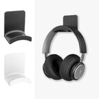 Suporte universal para fone de ouvido, suporte adesivo de plástico para parede,