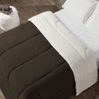 Coberdrom Cobertor Queen 1 Peça Maya Manta Soft e Sherpa de Carneiro 100% Poliés