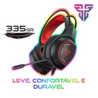 Headset Gamer Sniper 7.1 USB Iluminação RGB Fantech HG16