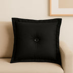 Almofada Decorativa 36x36cm Oxford com Botão Central