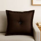 Almofada Decorativa 36x36cm Oxford com Botão Central