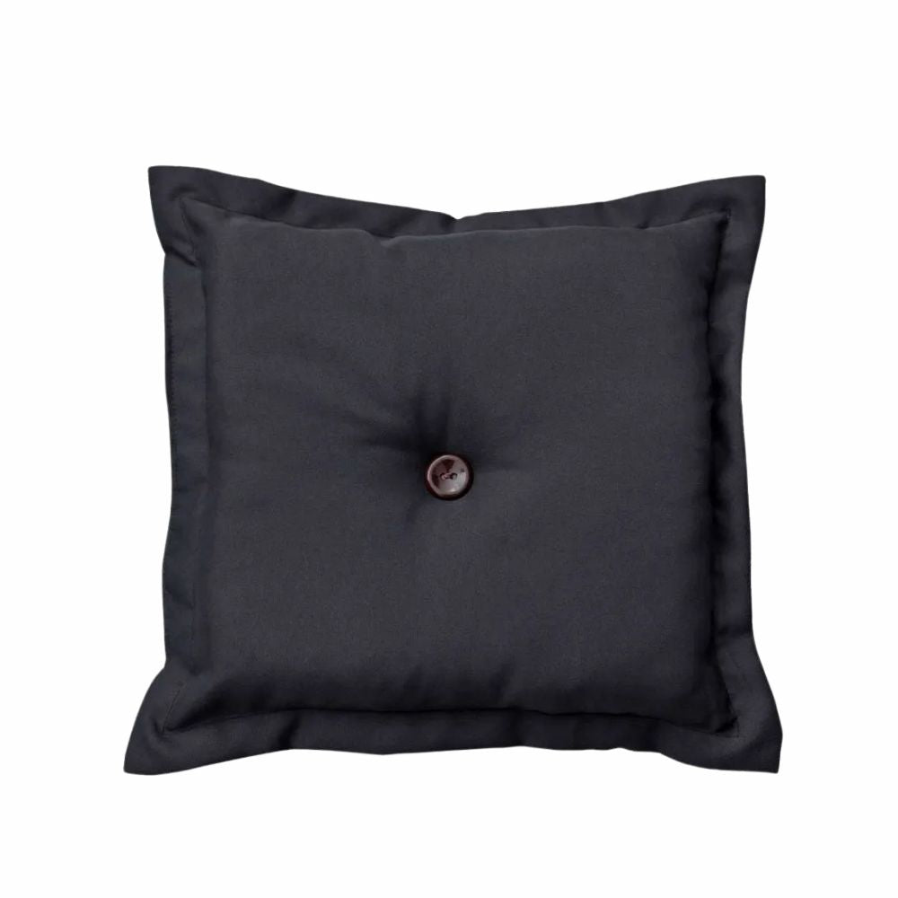 Almofada Decorativa 36x36cm Oxford com Botão Central