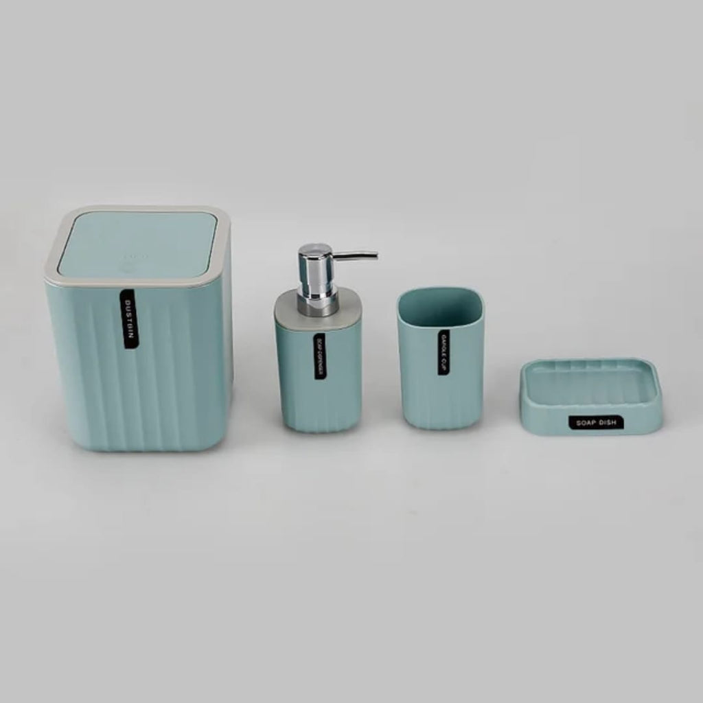 Kit Banheiro Lavabo 4 Peças Resistente e Moderno