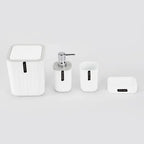 Kit Banheiro Lavabo 4 Peças Resistente e Moderno