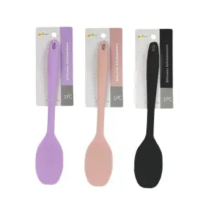 Colher de Silicone e Ferro 28x5,5cm Cores Sortidas