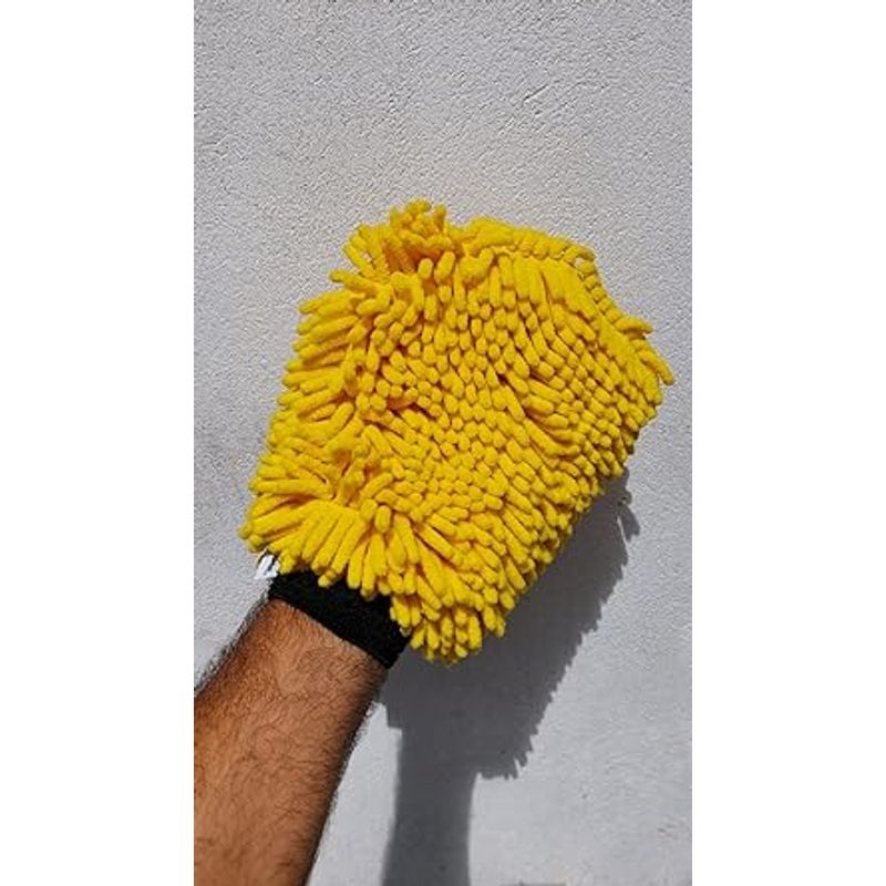 Luva de Microfibra Vonder para Limpeza Automotiva 29x20cm